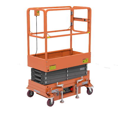 Binnen druk rond hydraulische mini schaar lift compact ontwerp