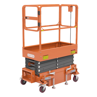 Binnen druk rond hydraulische mini schaar lift compact ontwerp