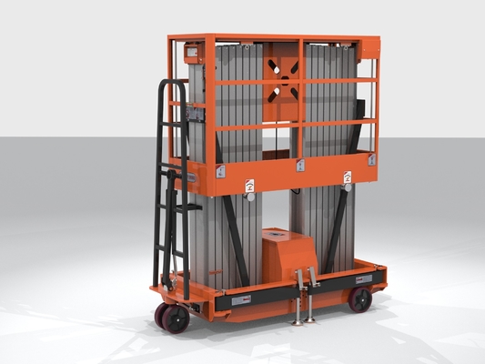 Hoge duurzaamheid Elektrische dubbele mast Lift DL-serie 8.0m ~ 16.0m